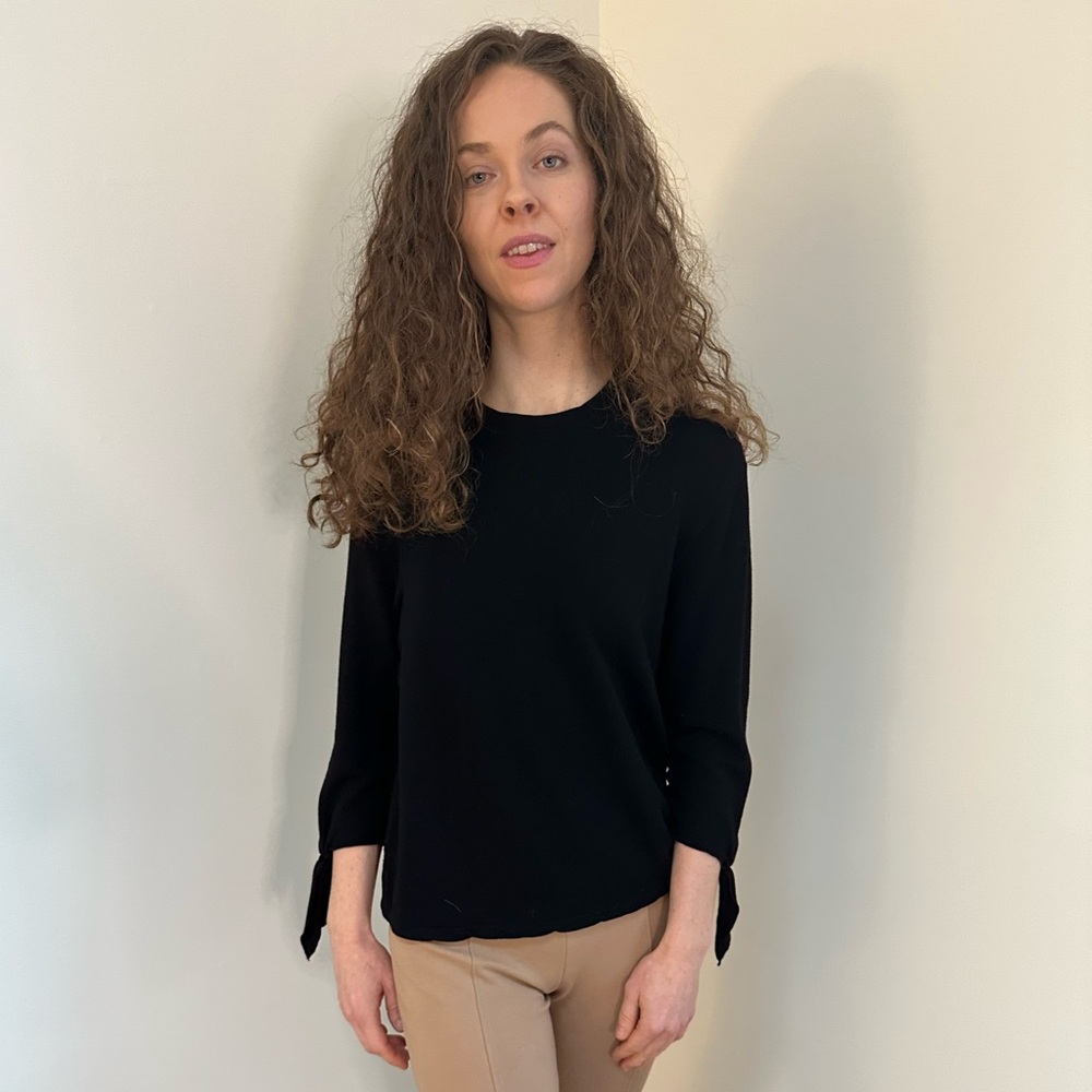 Monrow Women’s Crewneck Black Sweater